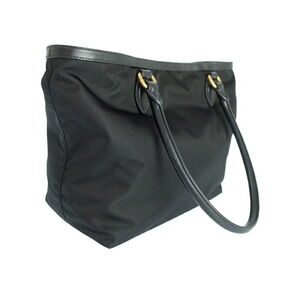 Prada Black Shoulder Vela Tote Bag Tessuto